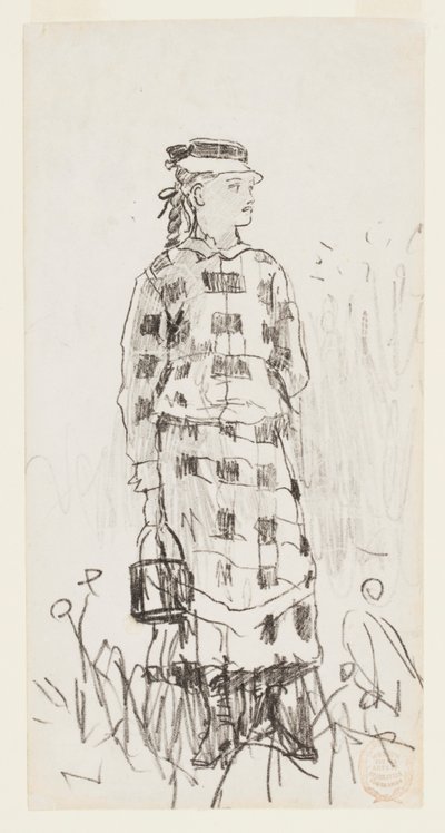 Girl with a Pail by Winslow Homer