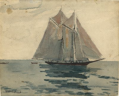 Gloucester Schooner by Winslow Homer