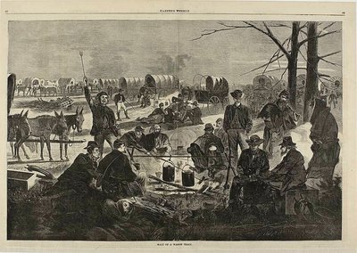 Halt of a Wagon Train by Winslow Homer