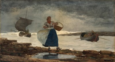 Inside the Bar by Winslow Homer