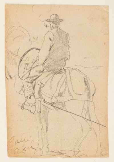 Man Riding a Horse by Winslow Homer