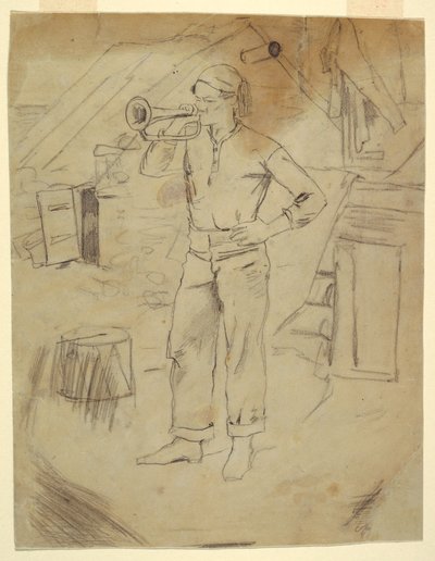 Man Wearing Zouave