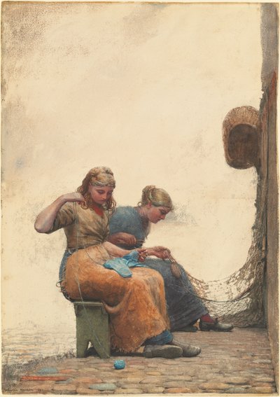 Mending the Nets by Winslow Homer