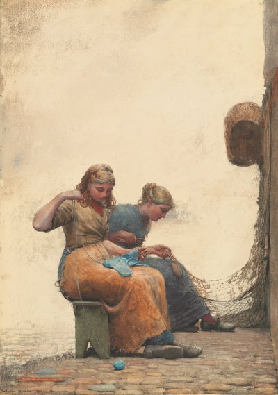 Mending the Nets by Winslow Homer