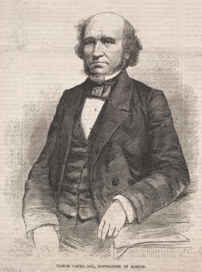 Nahum Capen, Esq., Postmaster of Boston by Winslow Homer