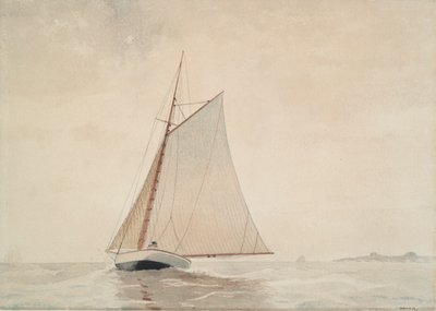 Sailing off Gloucester by Winslow Homer