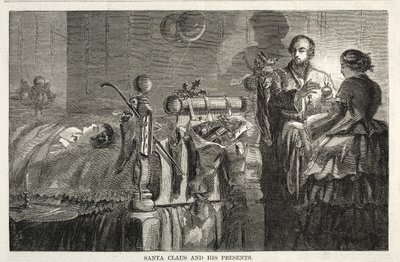 Santa Claus and His Presents, 1858 by Winslow Homer