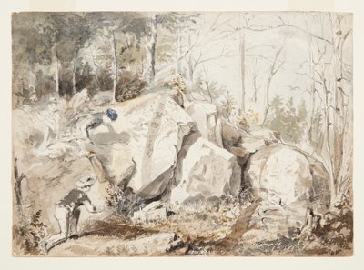 Setting a Squirrel Trap by Winslow Homer