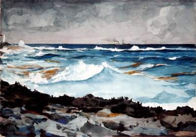 Shore and Surf, Nassau, 1899 by Winslow Homer