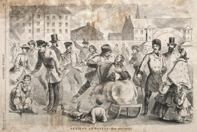 Skating at Boston by Winslow Homer