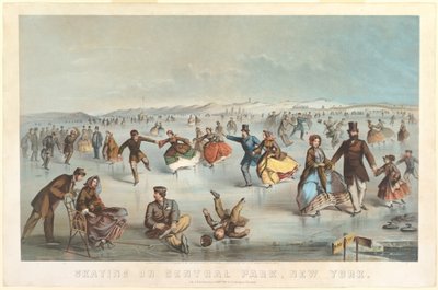 Skating in Central Park, New York by Winslow Homer