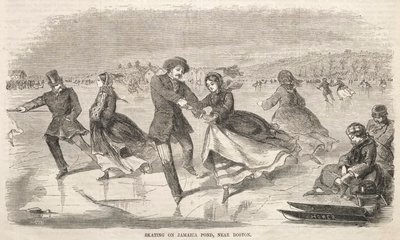 Skating on Jamaica Pond, near Boston by Winslow Homer