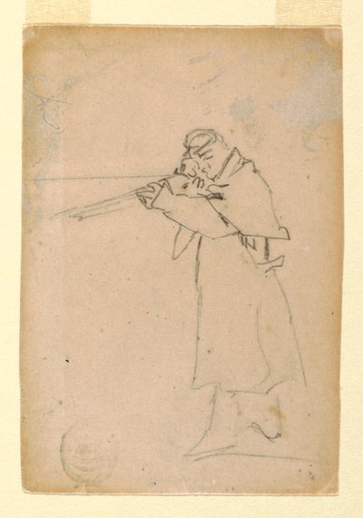 Soldier Taking Aim by Winslow Homer