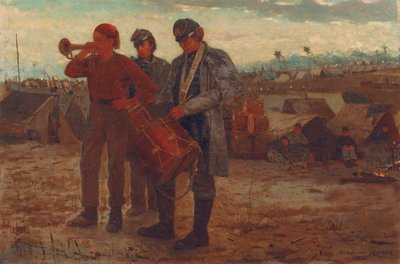 Sounding Reveille by Winslow Homer