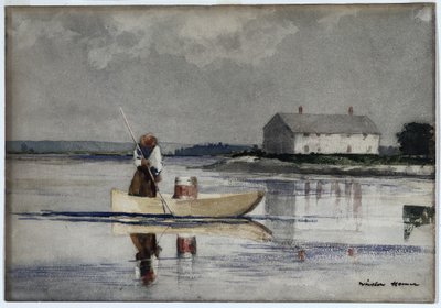 Spearing Eels, Late 1800s by Winslow Homer