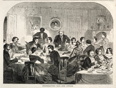 Thanksgiving Day - The Dinner, 1858 by Winslow Homer