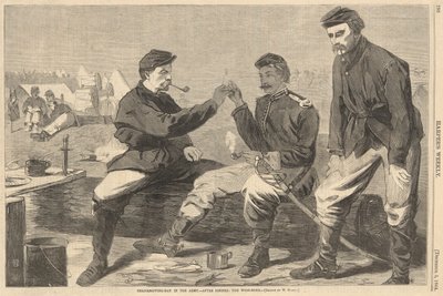 Thanksgiving Day in the Army by Winslow Homer