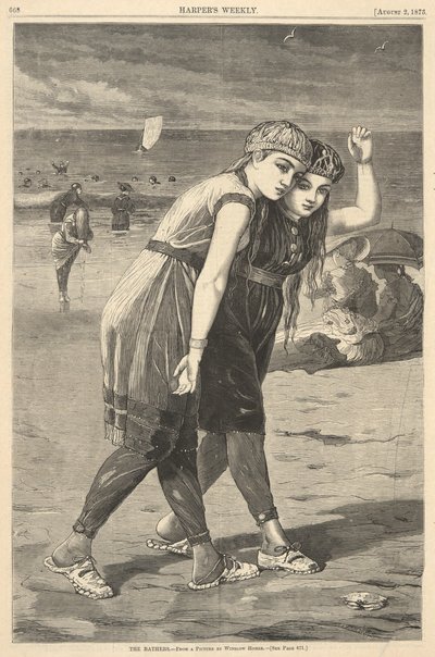 The Bathers, from Harper by Winslow Homer