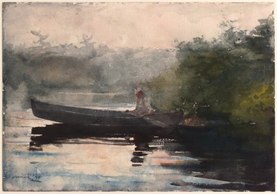 The End of the Day, Adirondacks by Winslow Homer