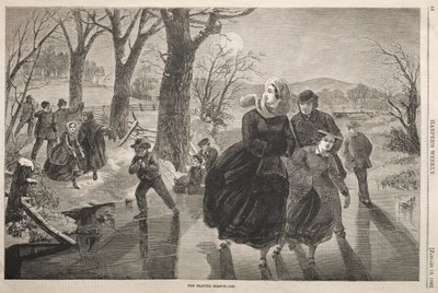 The Skating Season - 1862 by Winslow Homer