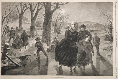 The Skating Season - 1862 by Winslow Homer