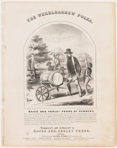 The Wheel Barrow Polka [Five-page Song Sheet, Complete] by Winslow Homer