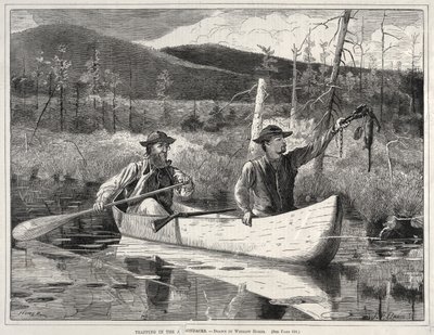 Trapping in the Adirondacks, 1870 by Winslow Homer