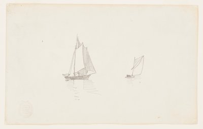 Two-masted Schooner by Winslow Homer