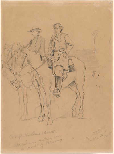 Two Scouts by Winslow Homer