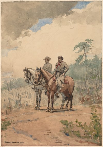 Two Scouts by Winslow Homer