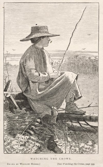 Watching the Crows by Winslow Homer