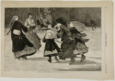 Winter - A Skating Scene by Winslow Homer