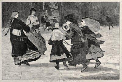 Winter - A Skating Scene, 1868 by Winslow Homer