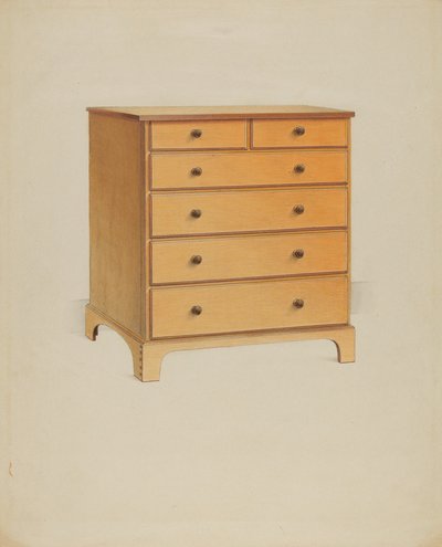 Shaker Chest of Drawers by Winslow Rich