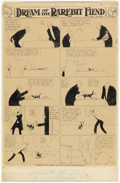 Dream of the Rarebit Fiend by Winsor McCay