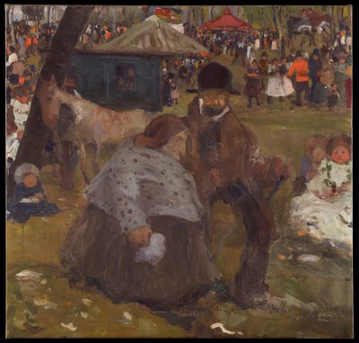 Pentecost Holiday Fair Near Cracow by Witold Wojtkiewicz