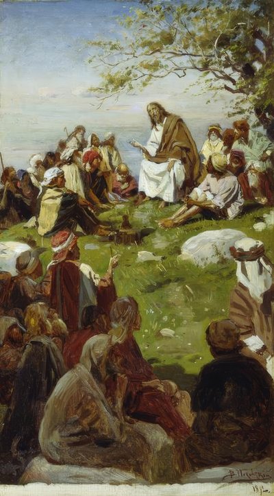 The Sermon on the Mount by Wladimir Jegorowitsch Makowski