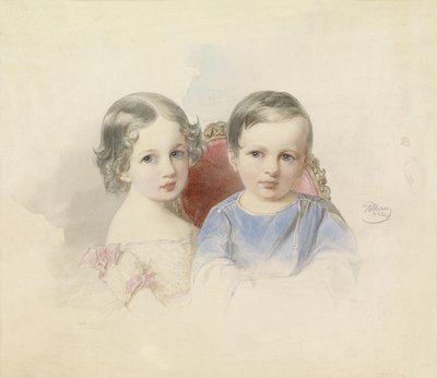 Sibling Pair by Woldemar Hau
