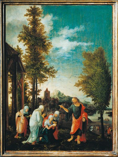 Christ Taking Leave of Mary by Wolf Huber