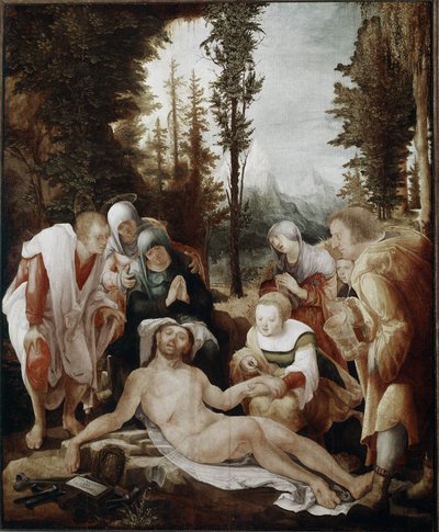 Lamentation Over the Death of Christ by Wolf Huber