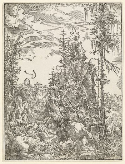 Saint George Killing the Dragon by Wolf Huber