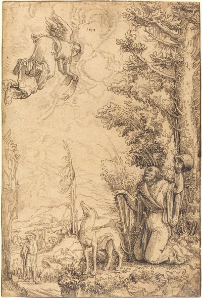 The Annunciation to Joachim by Wolf Huber