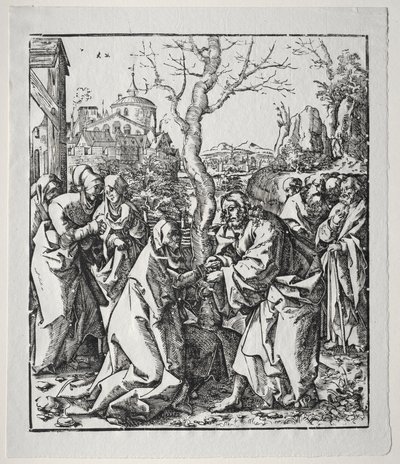 Christ Taking Leave of His Mother by Wolf Traut