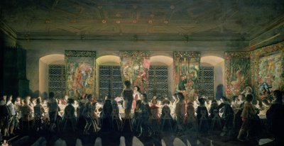 Banquet at Night, 1640 by Wolfgang Heimbach