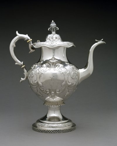 Teapot by Wood and Hughes (attr.to)