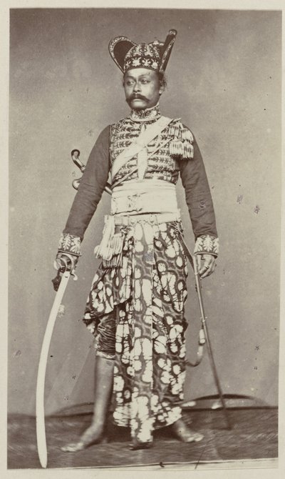 Portrait of an Indigenous Prince by Woodbury and Page