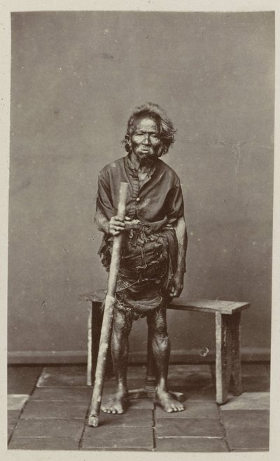 Portrait of a Beggar by Woodbury and Page