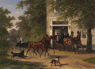 August Belmont and Isabel Perry by Wouterus Verschuur