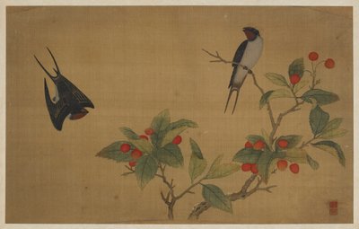 Birds and Fruit by Wu Zhang