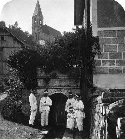Mine Entrance, Salzburg, Austria by Wurthle and Sons